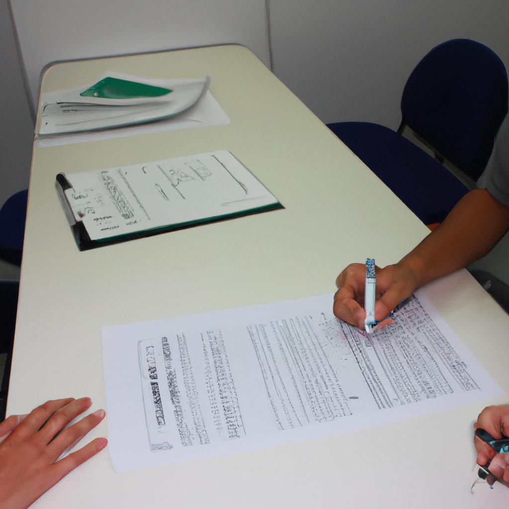 Person signing sponsorship agreement